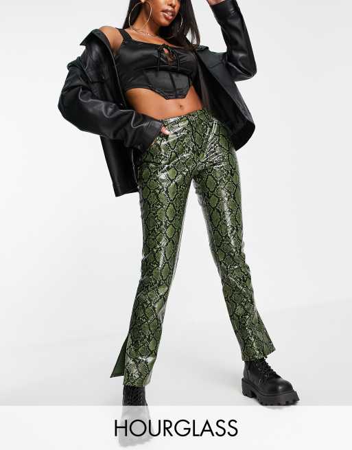 Snake on sale leather trousers