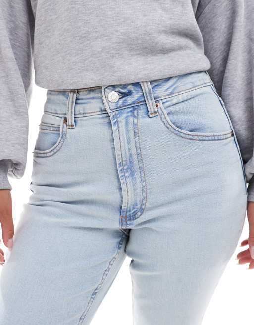 ASOS DESIGN Hourglass - Lyseblå komfortable mom-jeans i slim fit, 5 af 5