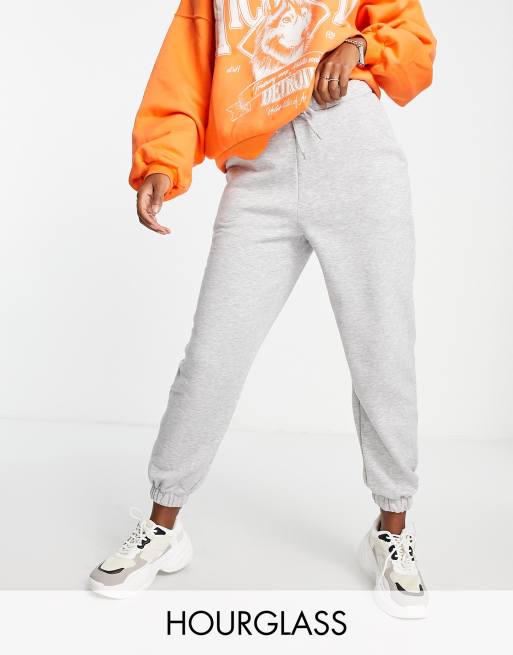 ASOS DESIGN Hourglass – Oversize-Jogginghose in Kalkgrau