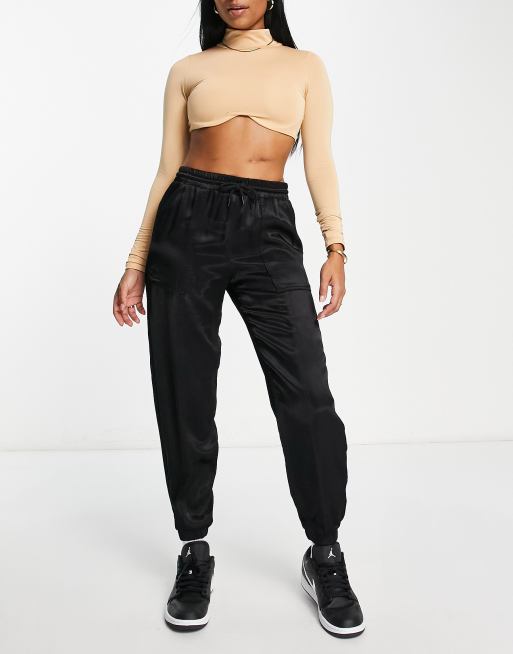 ASOS DESIGN Hourglass Pantalon de jogging satin surpiq res