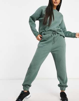 boss quilted track pants