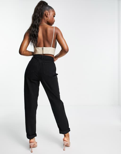 Black mom hot sale jean overalls