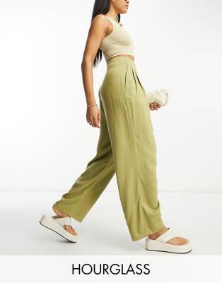 Anemos The Front Slit Linen-Blend Pants