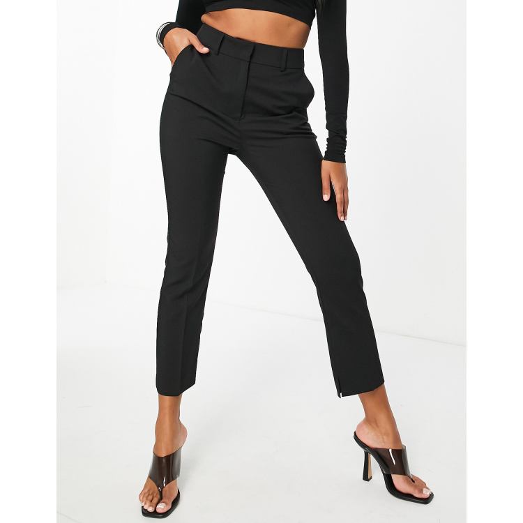 ASOS DESIGN Hourglass slim cigarette trouser in black ASOS