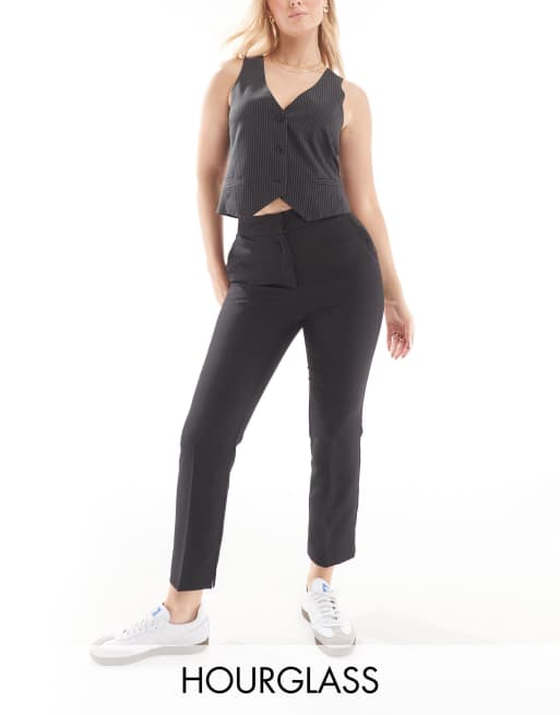 ASOS DESIGN Hourglass leggings with high waist in black