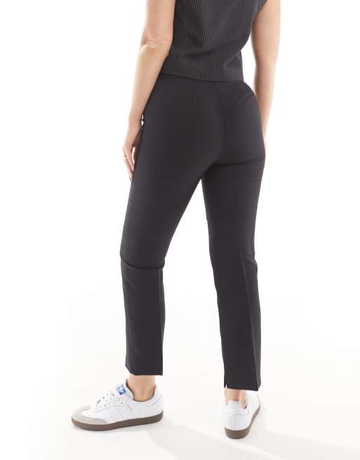 ASOS DESIGN Hourglass leggings with high waist in black