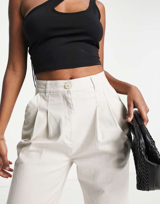 ASOS DESIGN Hourglass - Stenfarvede chinobukser , 3 af 4