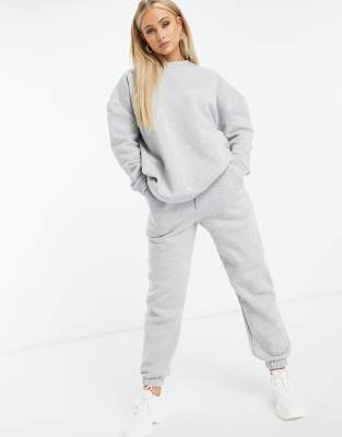 jogging oversize gris