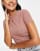 ASOS DESIGN Hourglass - T-shirt slim marrone a coste