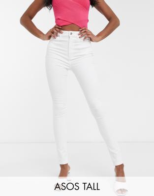 white tall jeans