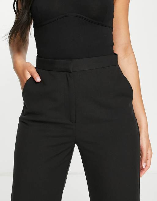 ASOS DESIGN Hourglass - Ultimate - Broek met rechte pijpen in antraciet, 3 van 4