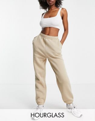 ASOS DESIGN Hourglass ultimate jogger in neutral
