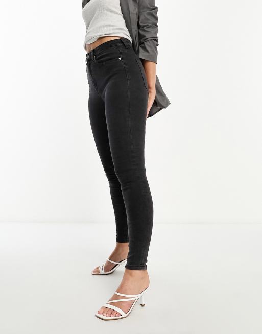 ASOS DESIGN Hourglass leggings with high waist in black