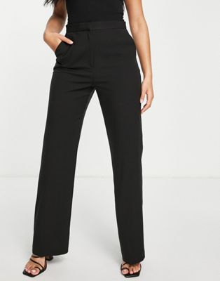 ASOS DESIGN Hourglass ultimate straight leg trouser in black | ASOS