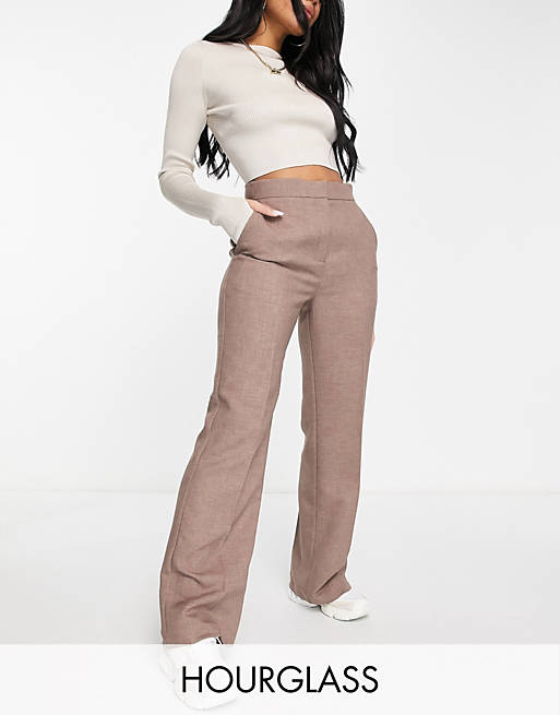 Hourglass ultimate straight leg trouser in brown 