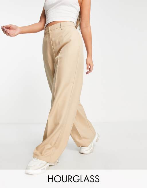 ASOS DESIGN Hourglass wide leg pants in ginger