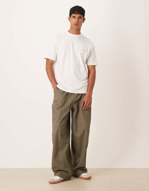 ASOS DESIGN - Hvid afslappet T-shirt med tekstprint på brystet, 2 af 5