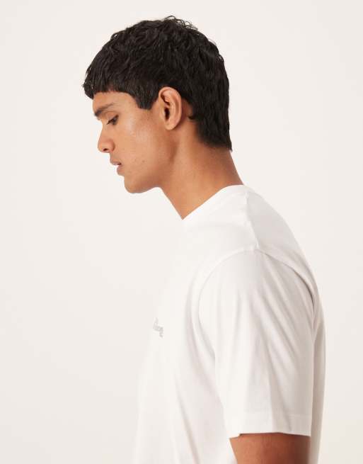 ASOS DESIGN - Hvid afslappet T-shirt med tekstprint på brystet, 4 af 5