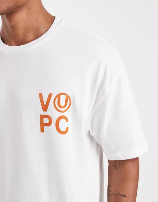 ASOS DESIGN - Hvid oversized T-shirt med firkantet pasform og padel-print, 5 af 5