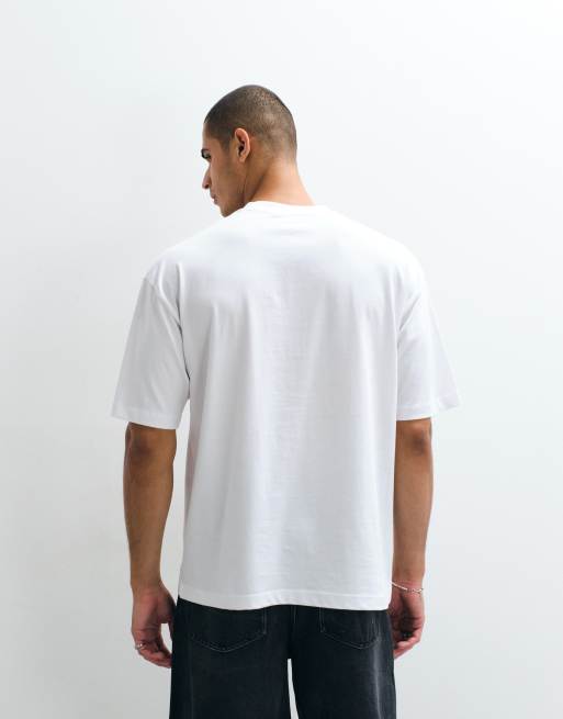 ASOS DESIGN - Hvid oversized T-shirt med Seoul-grafik, 4 af 5