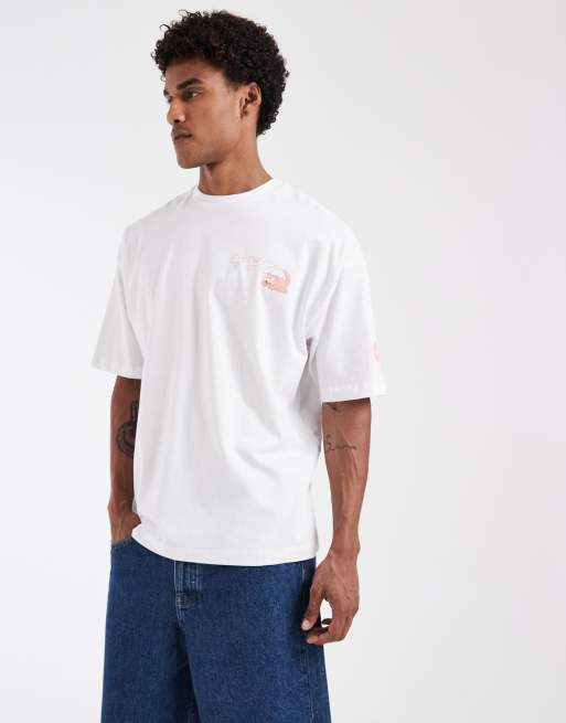 ASOS DESIGN - Hvid oversized T-shirt med Slowpoke Pokémon, 3 af 5