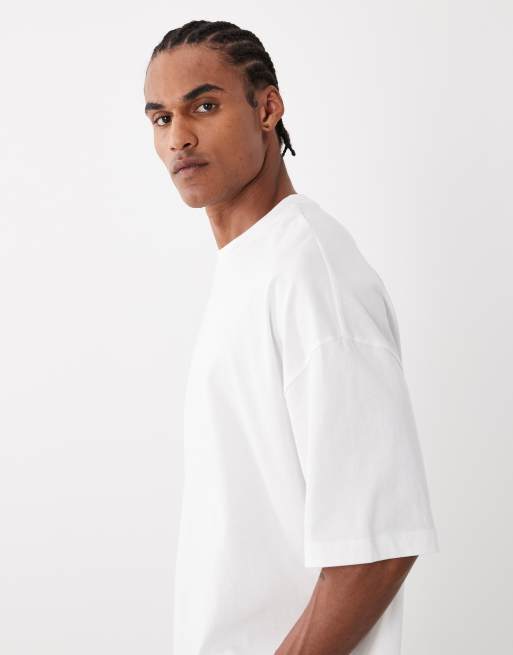 ASOS DESIGN - Hvid oversized T-shirt med surfer-grafik, 5 af 5