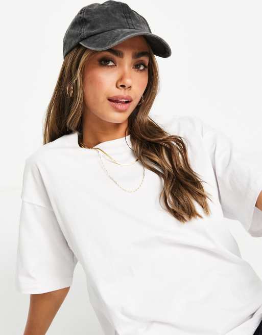 ASOS DESIGN - Hvid oversized t-shirt, 3 af 4