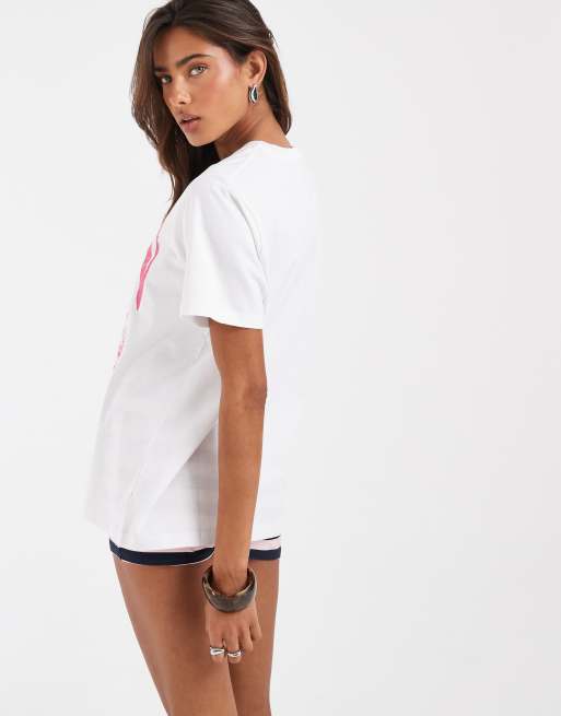 ASOS DESIGN - Hvid T-shirt med 'Copenhagen'-grafik i Regular Fit, 3 af 4