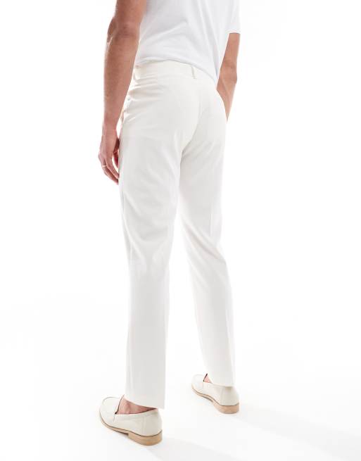 ASOS DESIGN - Hvide smalle habitbukser, 2 af 5