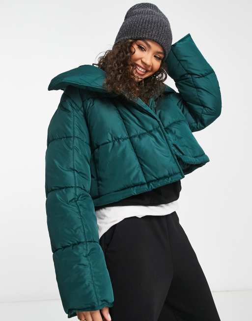 Green clearance bubble coat