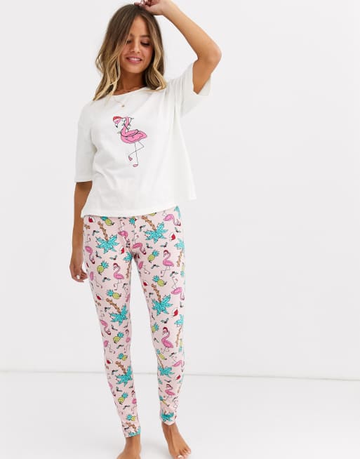 Pyjama flamant rose cheap fille