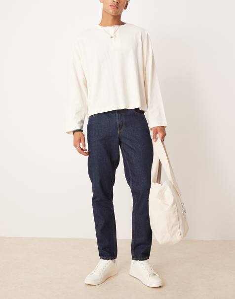 ASOS DESIGN - Indigoblå klassiske stive jeans - view 1