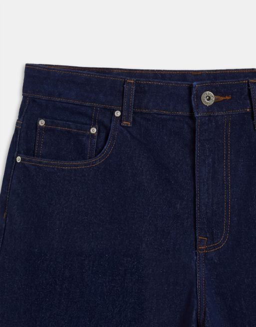 ASOS DESIGN - Indigoblå løstsiddende jorts i denim , 9 af 10