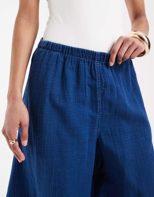 ASOS DESIGN – Indigoblå, mjuka ballongjeans i denim, 4 av 5