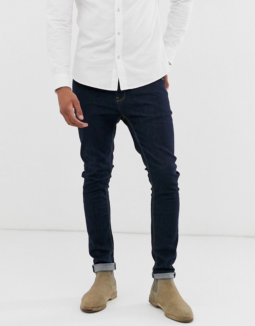 ASOS DESIGN – INdigoblå superskinny jeans