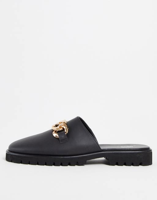 ASOS DESIGN - Instap-loafers met dikke zool met profiel