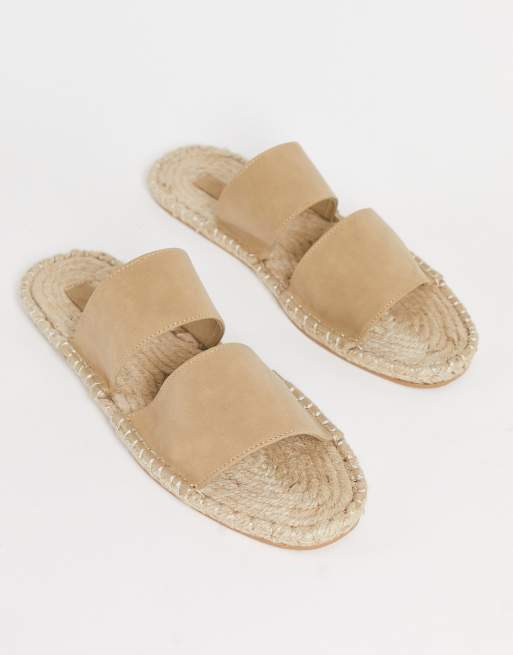ASOS DESIGN - Instapespadrilles in stone