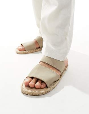 ASOS DESIGN - Instapespadrilles in stone