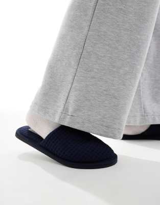 asos-design-instappantoffels-met-wafelstructuur-in-marineblauw-asos