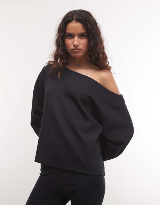 ASOS DESIGN – Mix and Match – Interlock-Set in Schwarz, 4 von 6