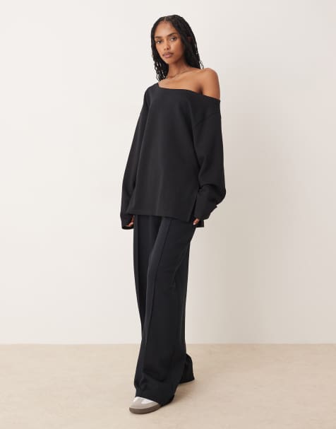 ASOS DESIGN – Interlock-Set in Schwarz - view 1