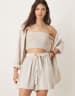 ASOS DESIGN Flora woven mule sandals in natural