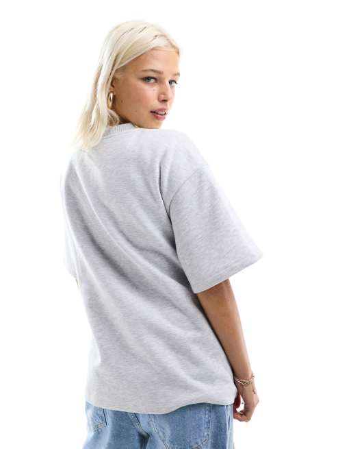 ASOS DESIGN - Ismeleret sweat-t-shirt med slå-om-ærme fortil, 4 af 4