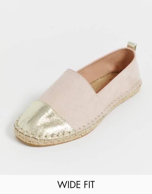 ASOS DESIGN - Jacey - Espadrilles pointure large
