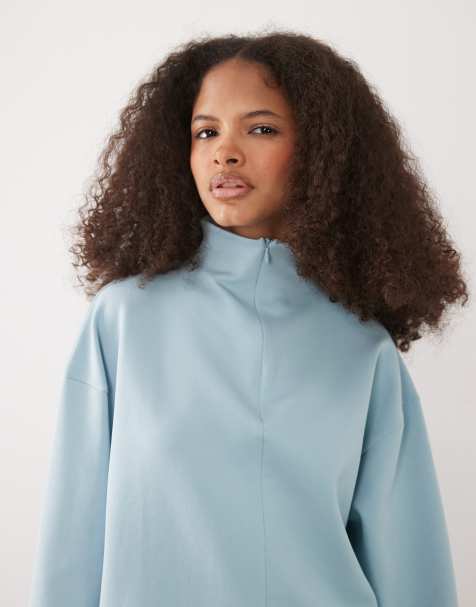 ASOS DESIGN - Jack met lange mouwen in blauw - view 1