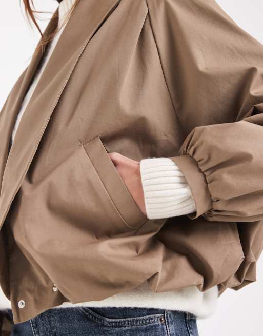 ASOS DESIGN Jacke mit Ballonsaum und Schalkragen, 4 von 4