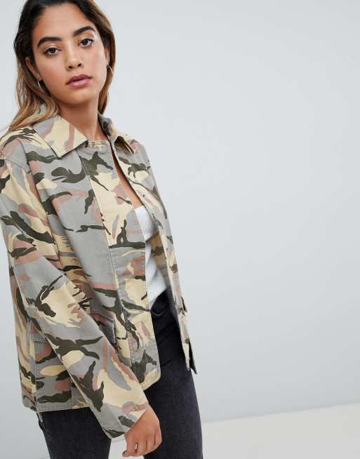 ASOS DESIGN Jacke mit MilitaryMuster ASOS
