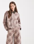 [ASOS DESIGN] ASOS DESIGN jacket in battered check-Multi L Check