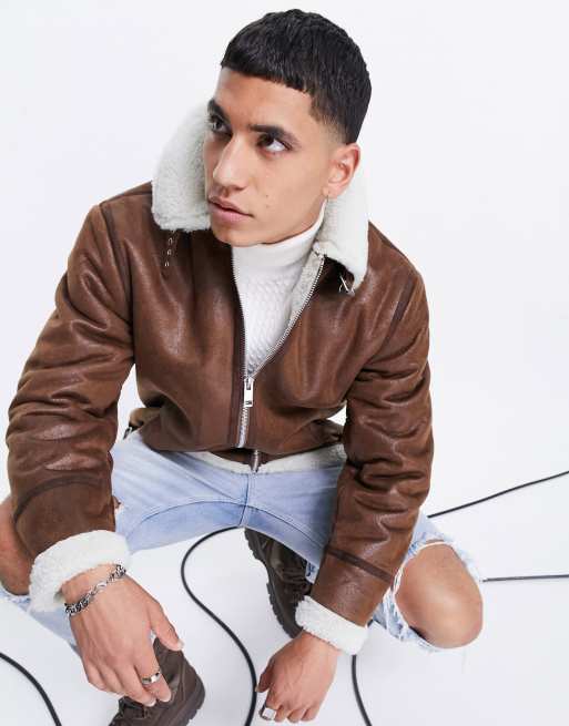 Asos hot sale tan jacket