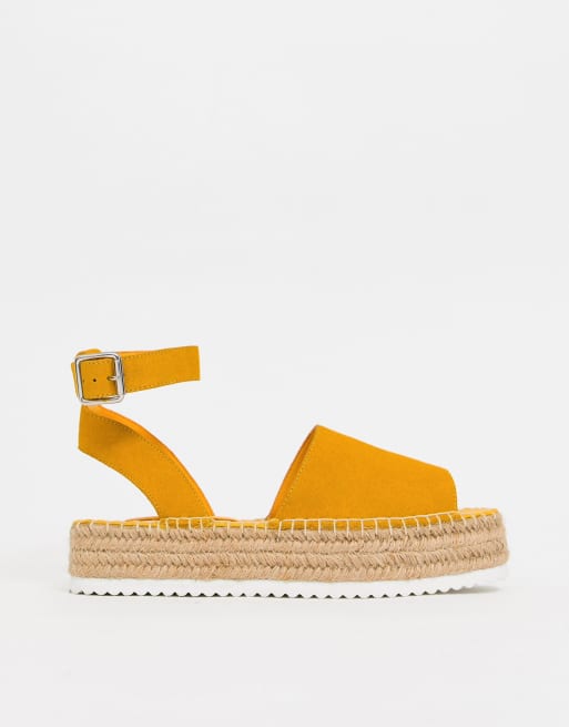 Jacoba leather hot sale flatform espadrilles